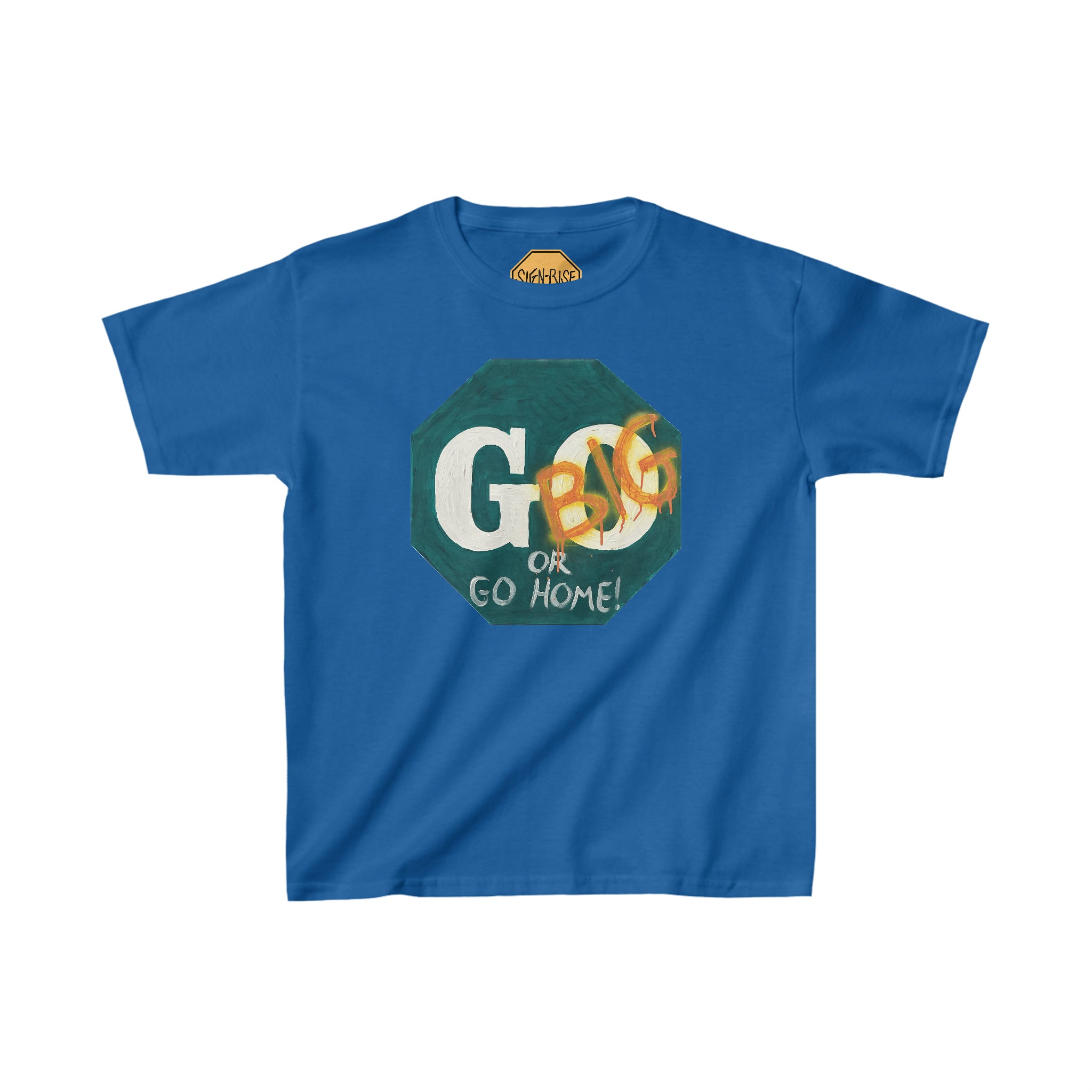 Go big- print identical to original , Kids Heavy Cotton™ Tee