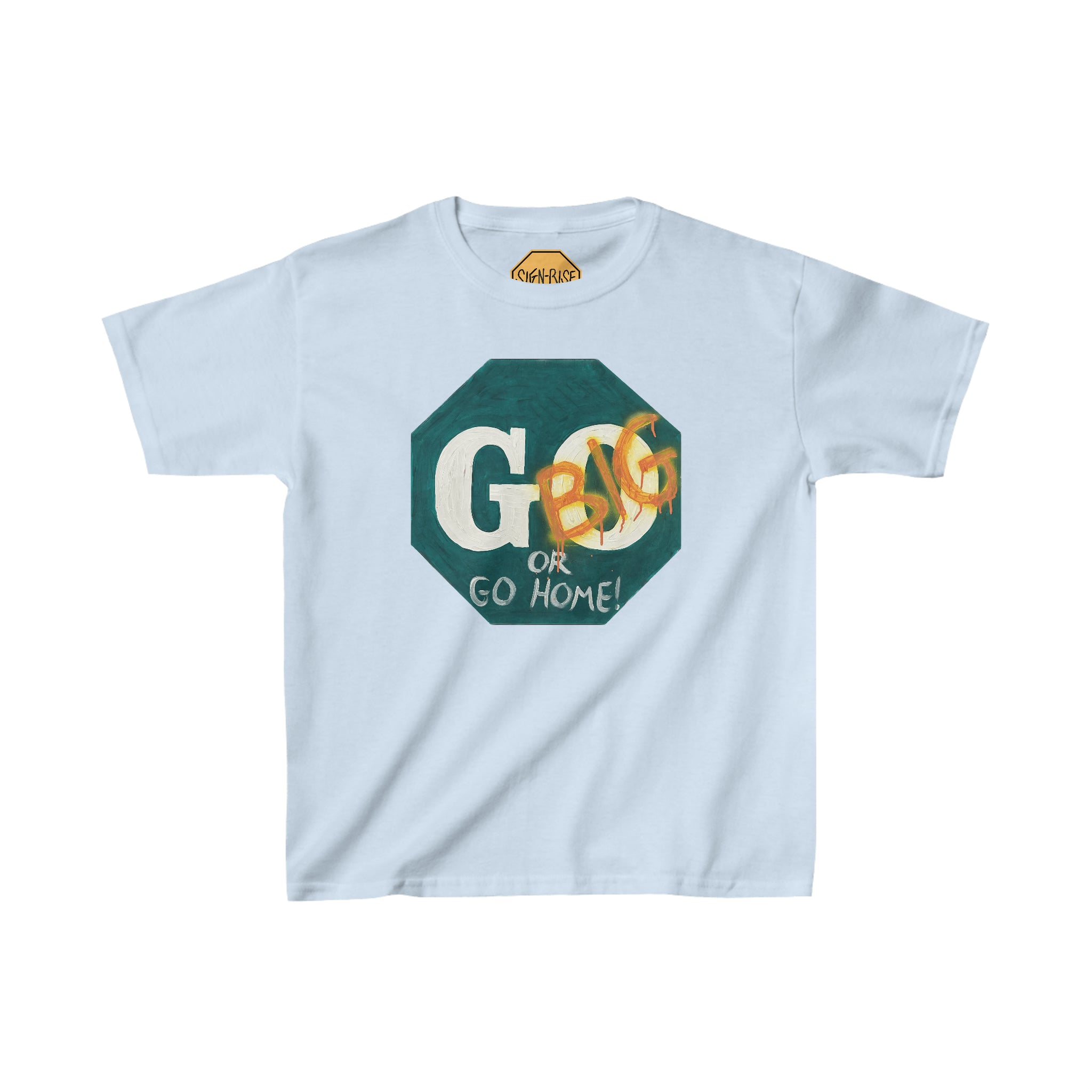 Go big- print identical to original , Kids Heavy Cotton™ Tee