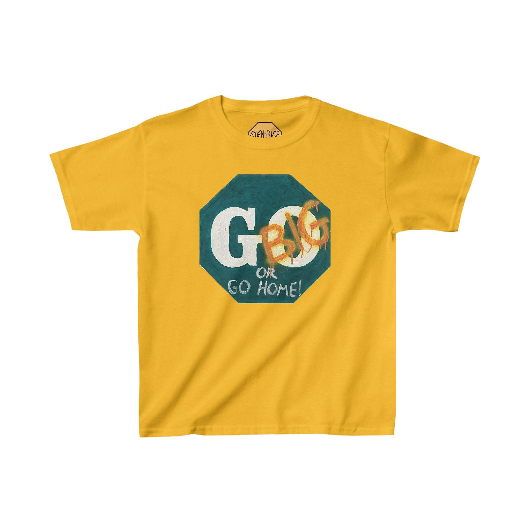 Go big- print identical to original , Kids Heavy Cotton™ Tee