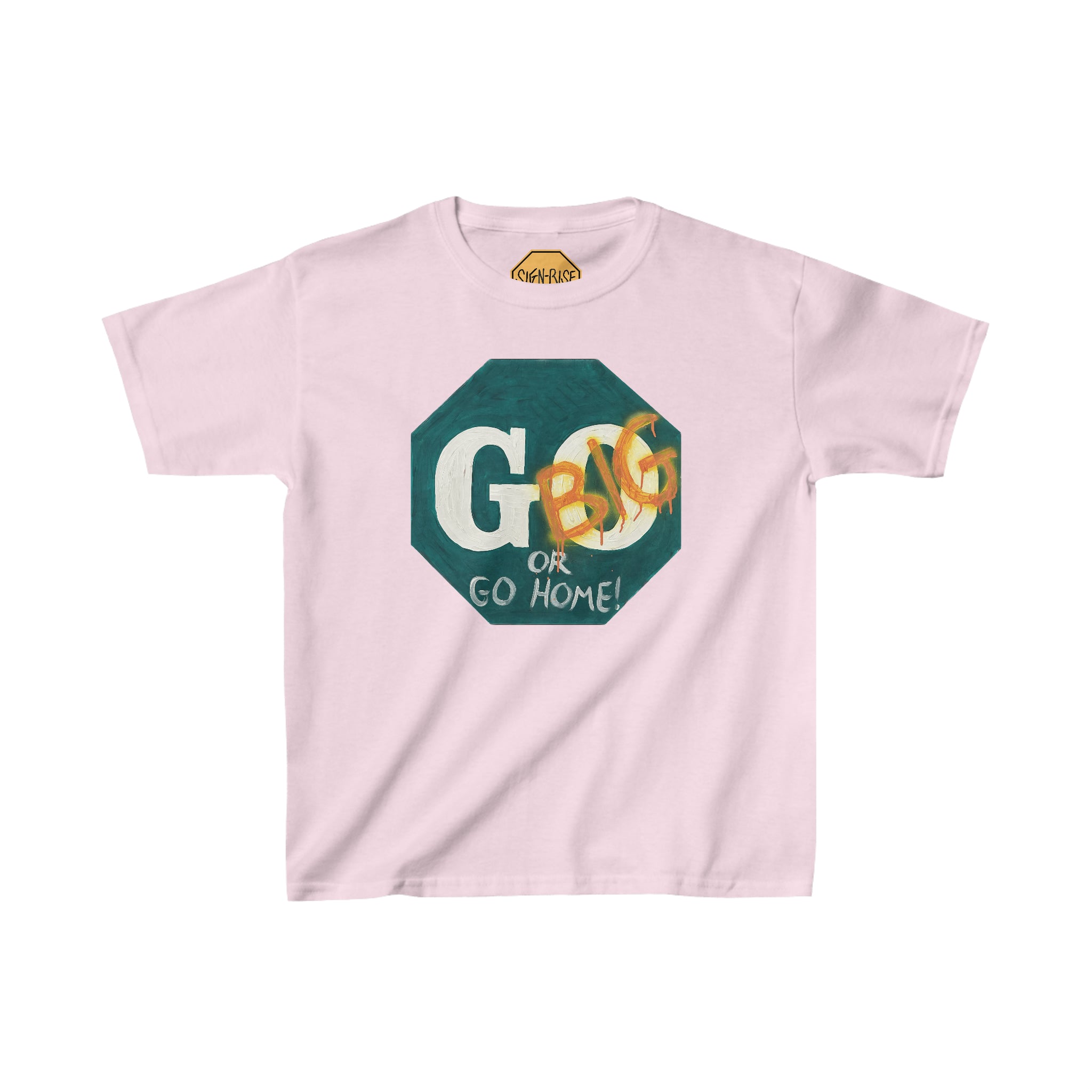 Go big- print identical to original , Kids Heavy Cotton™ Tee