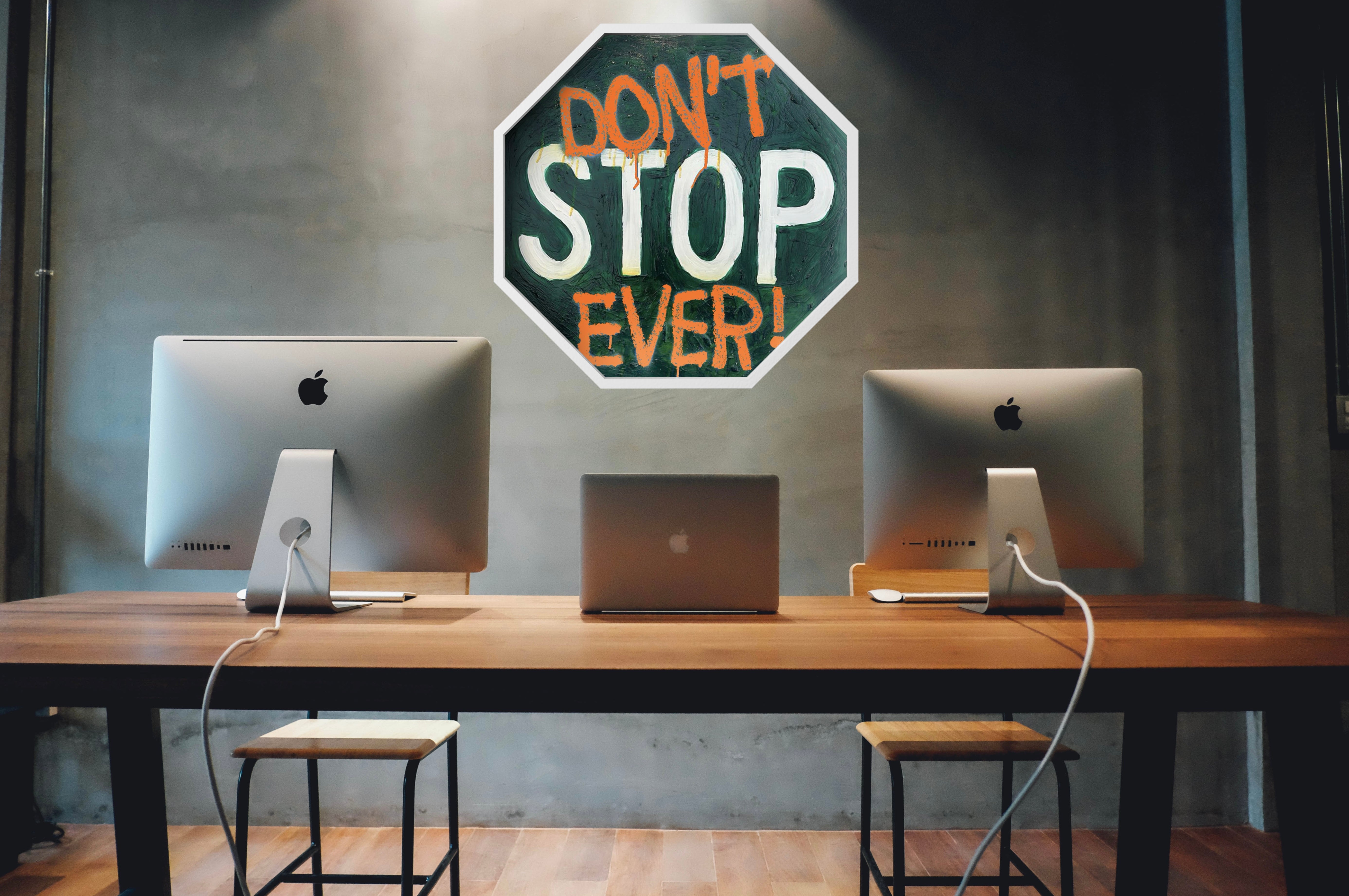inspirational wall art - orange.