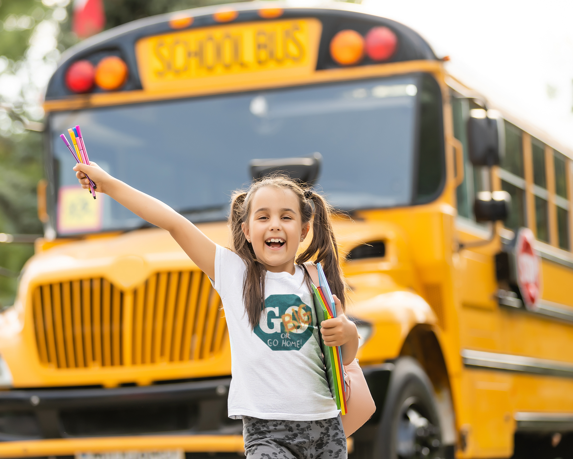 Go big- print identical to original , Kids Heavy Cotton™ Tee