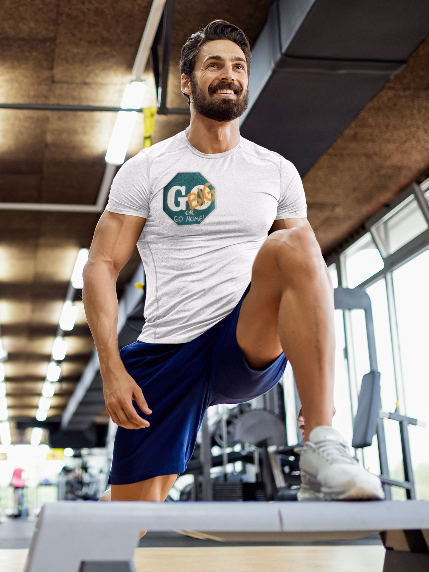 Go big- of Unisex Jersey Short Sleeve Tee