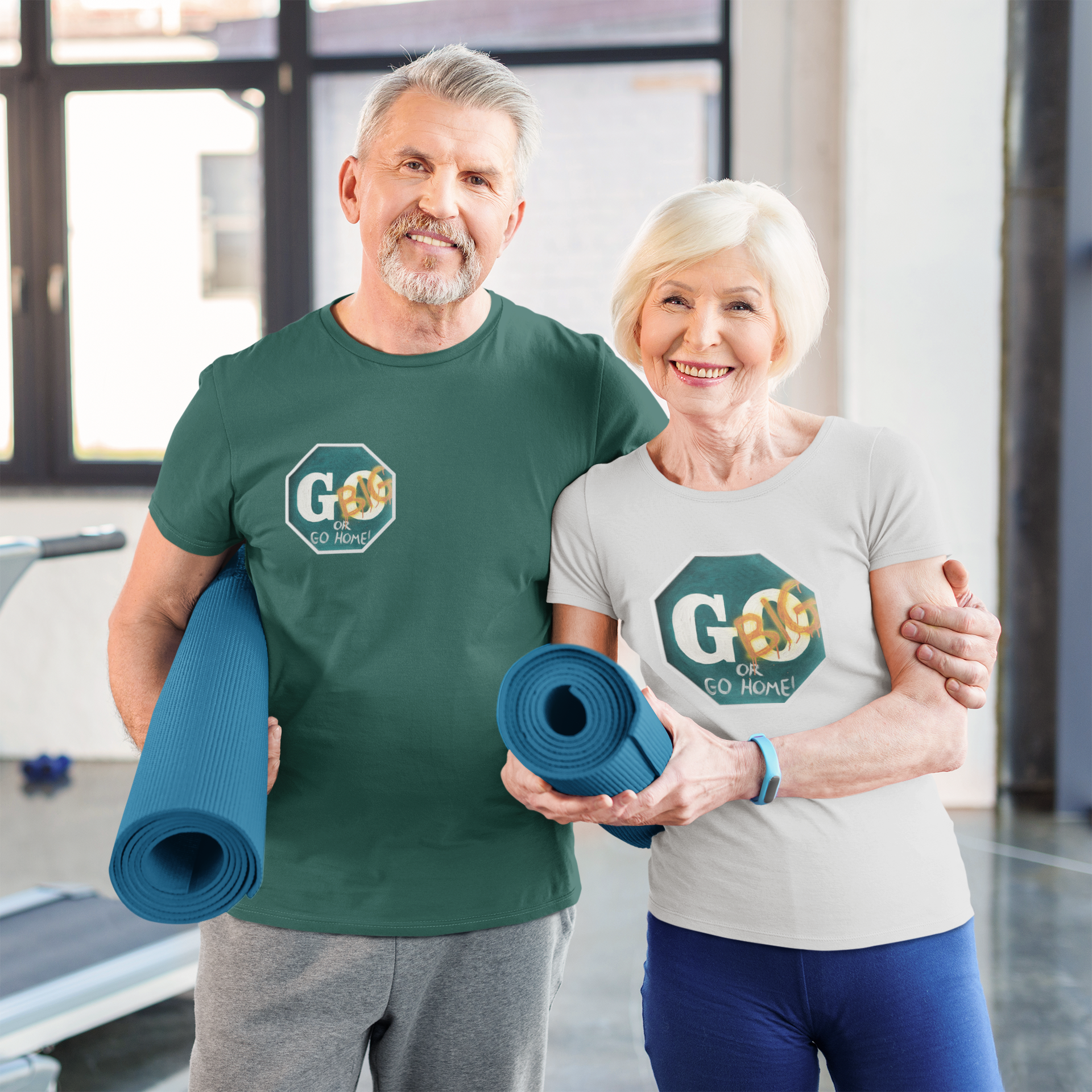 Go big- of Unisex Jersey Short Sleeve Tee