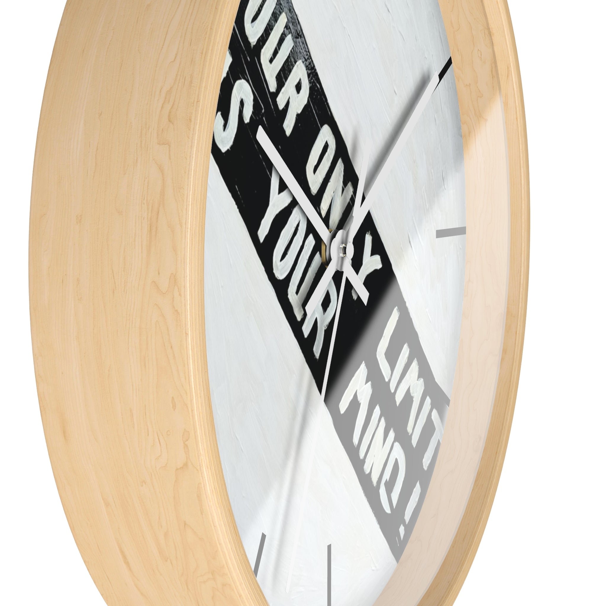 The moonlight sign- wall clock