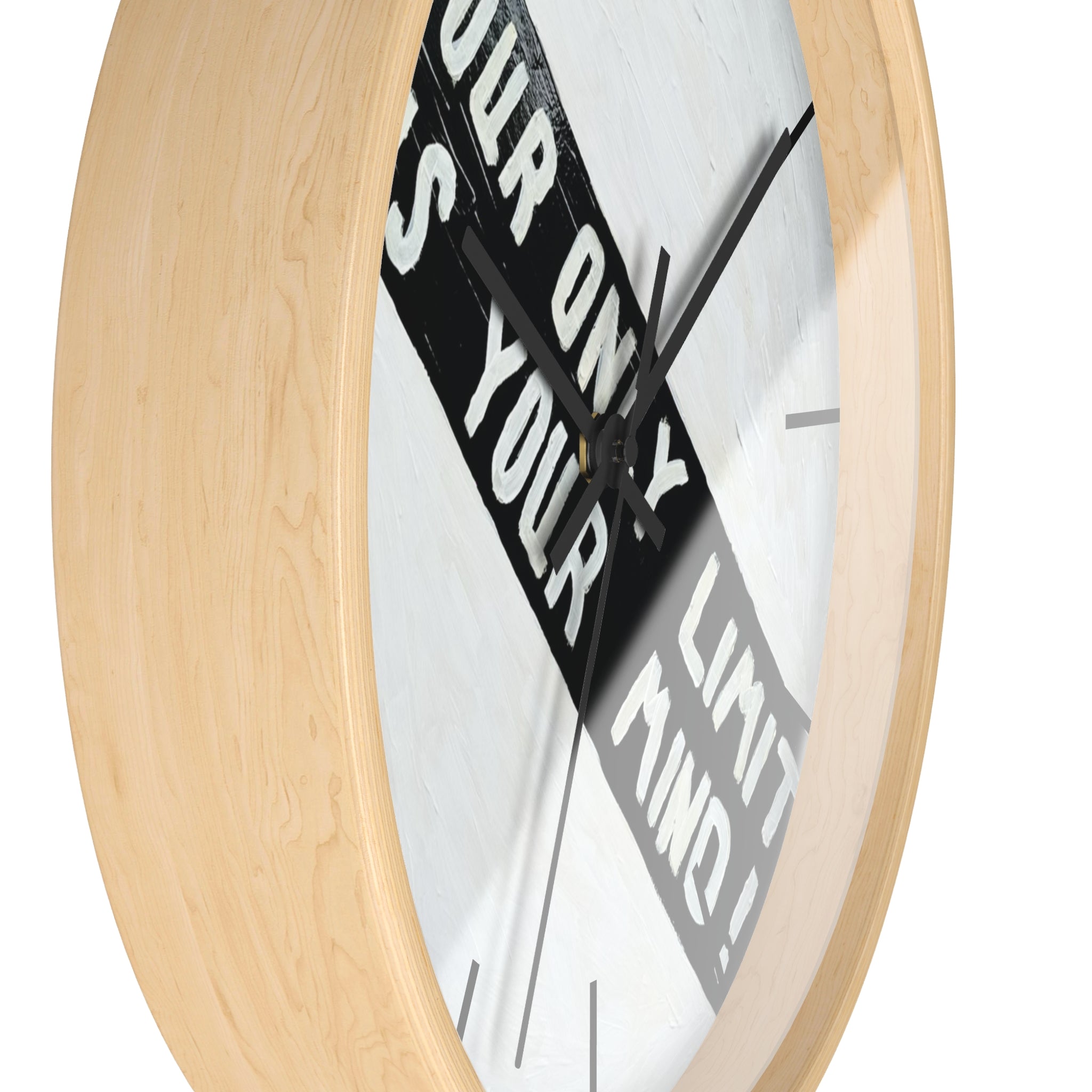 The moonlight sign- wall clock