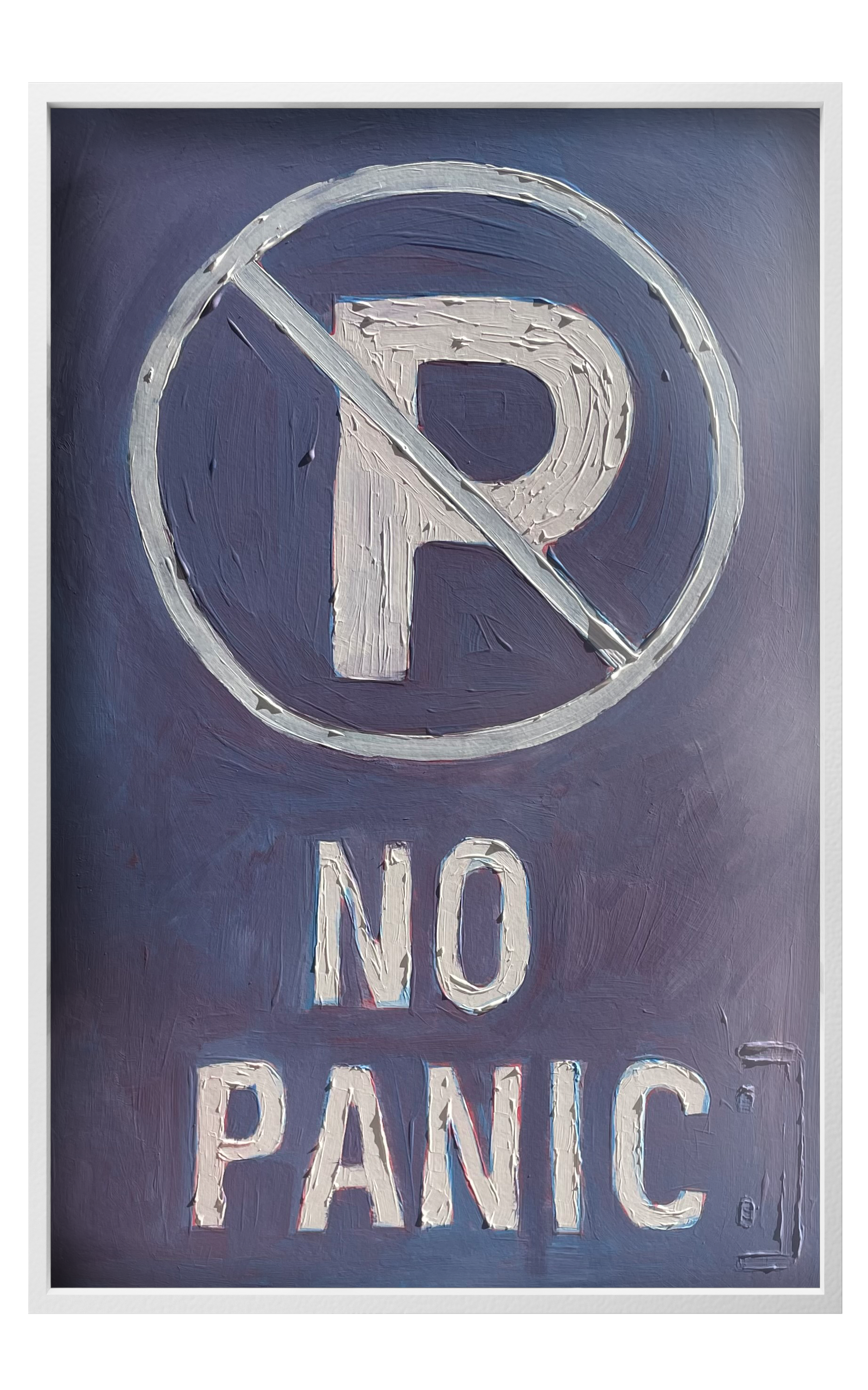 Inspirational wall art- no panic.