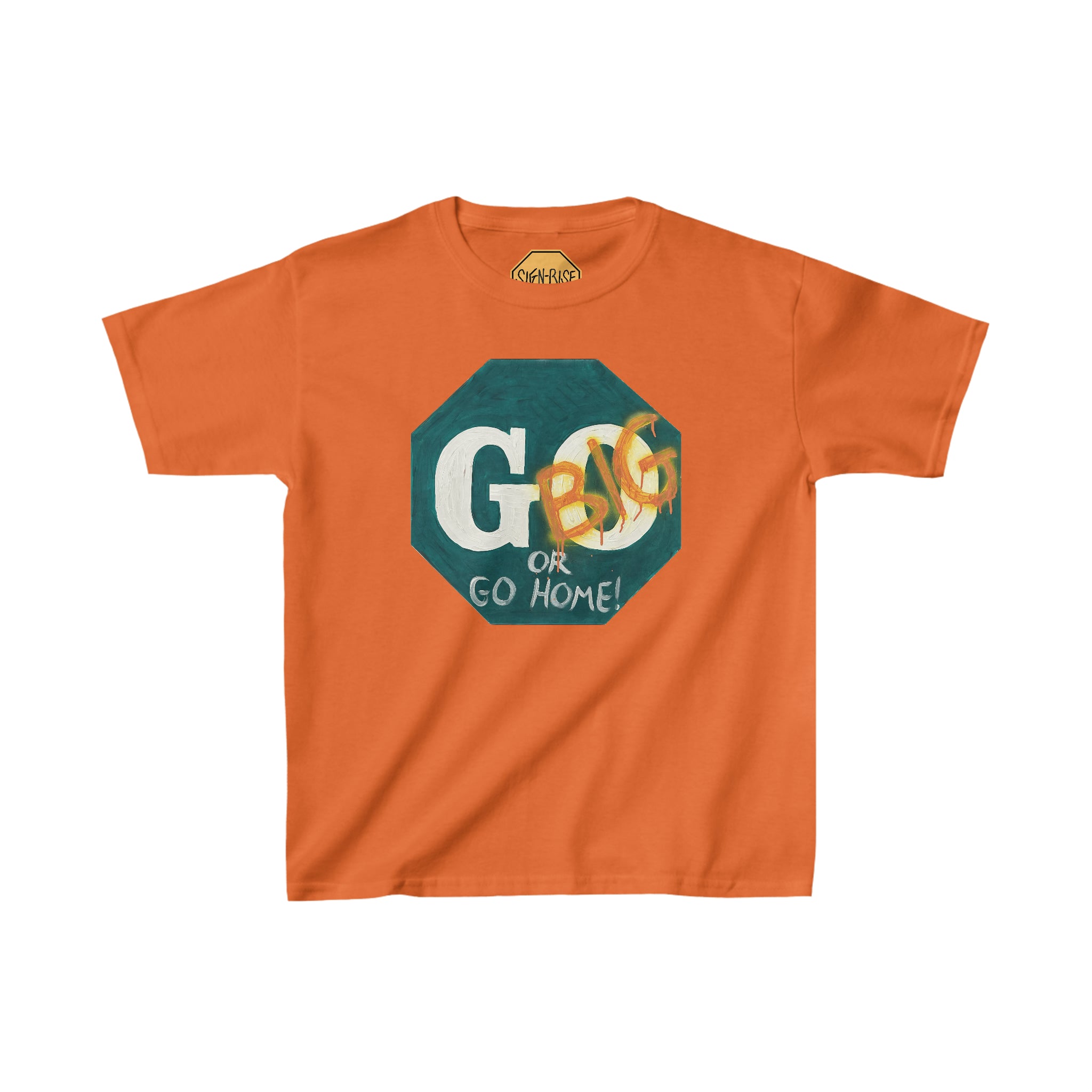 Go big- print identical to original ,  Kids Heavy Cotton™ Tee