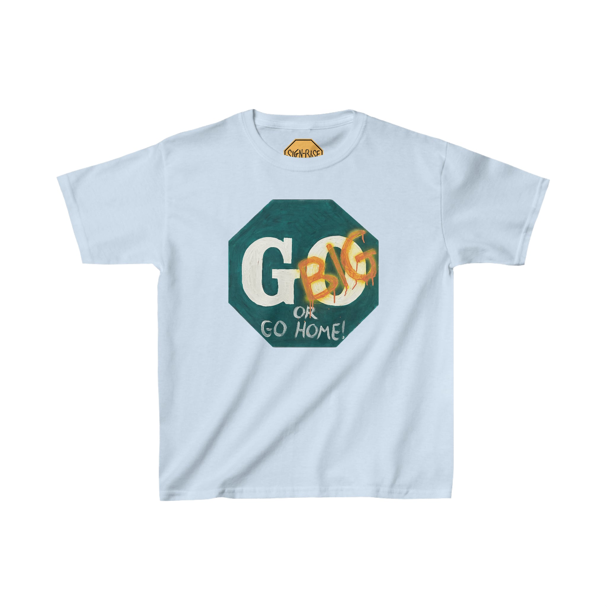 Go big- print identical to original ,  Kids Heavy Cotton™ Tee