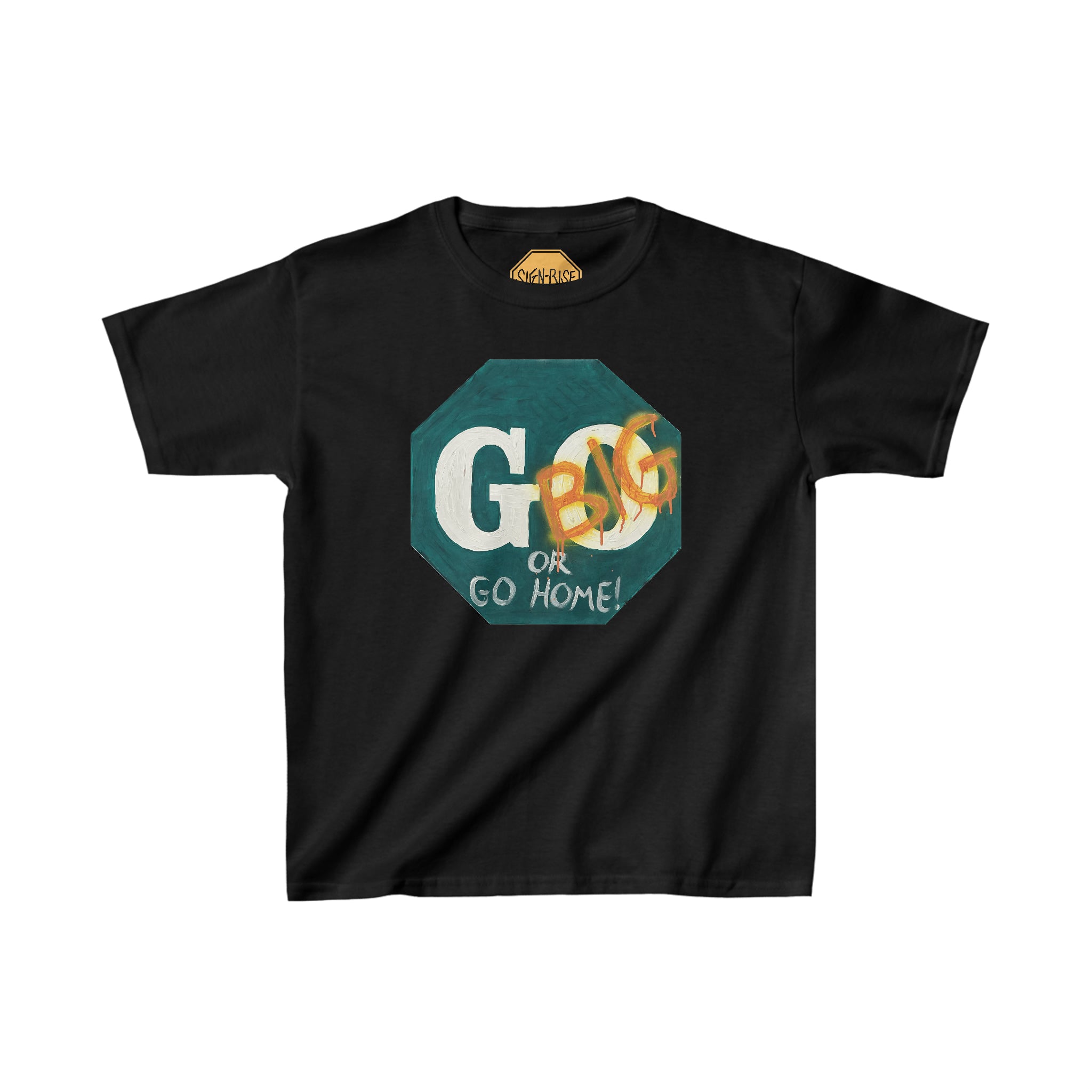 Go big- print identical to original ,  Kids Heavy Cotton™ Tee