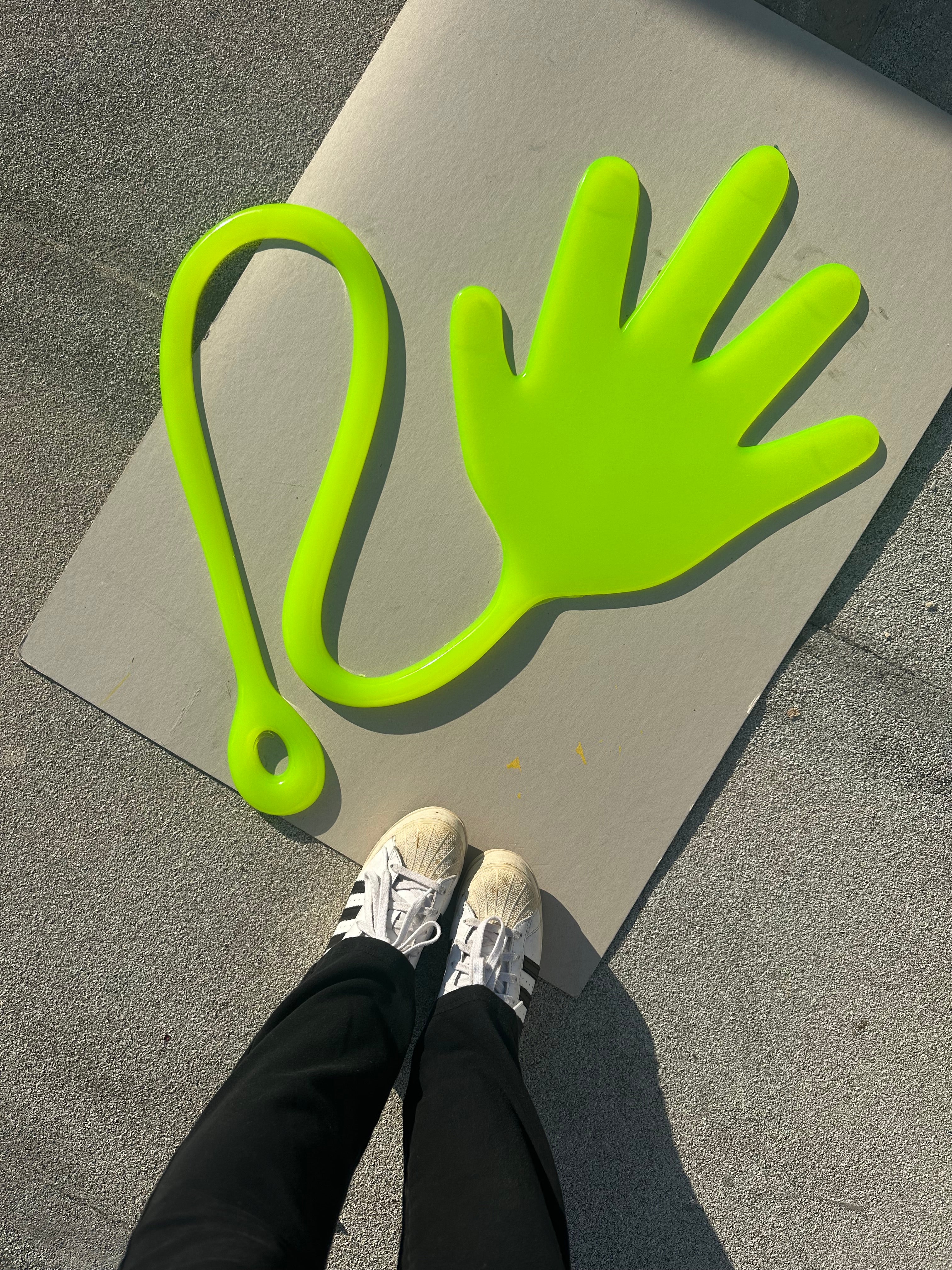 The big sticky hand- by the international Artist Lihi Shani.