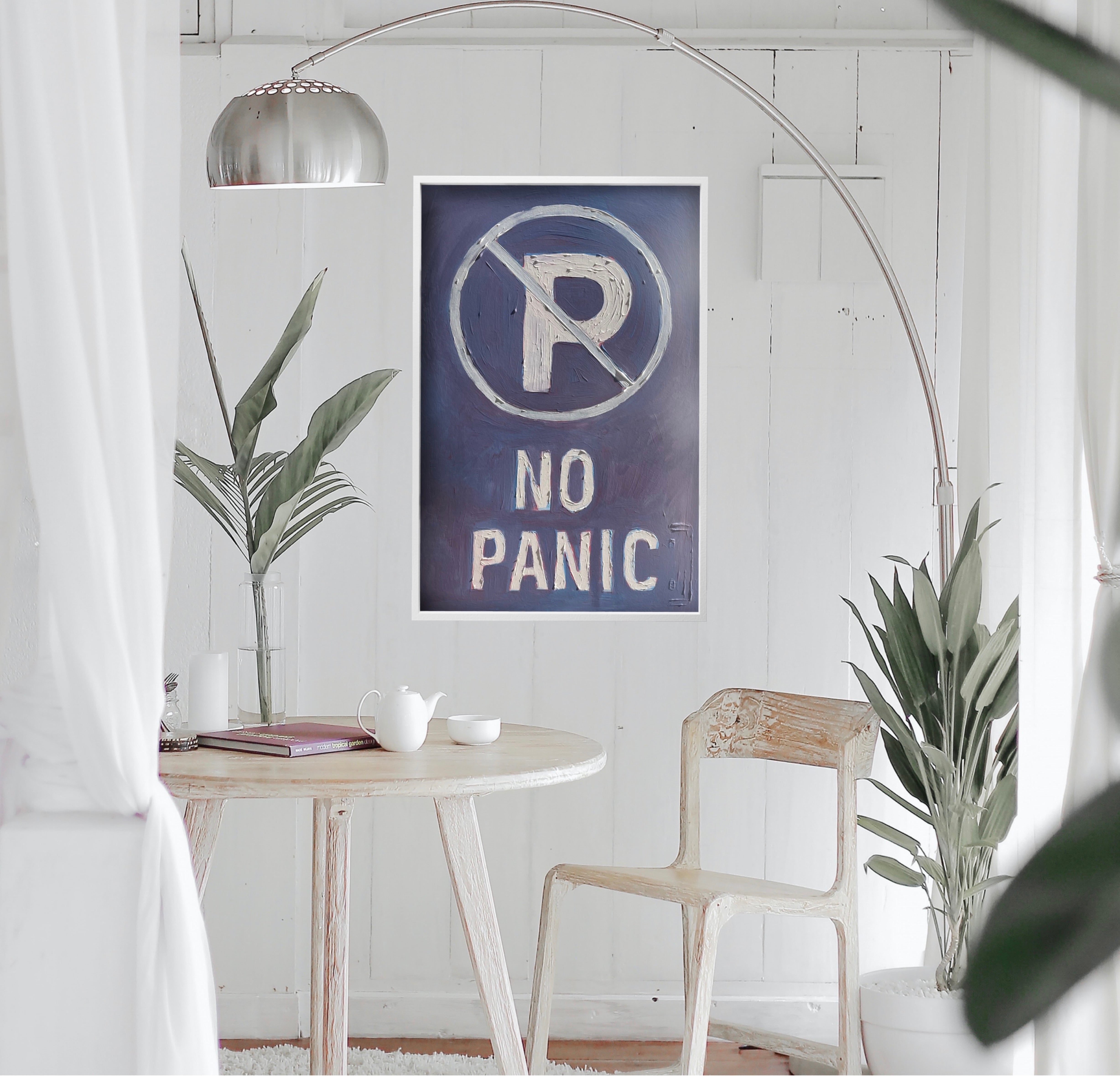 Inspirational wall art- no panic.