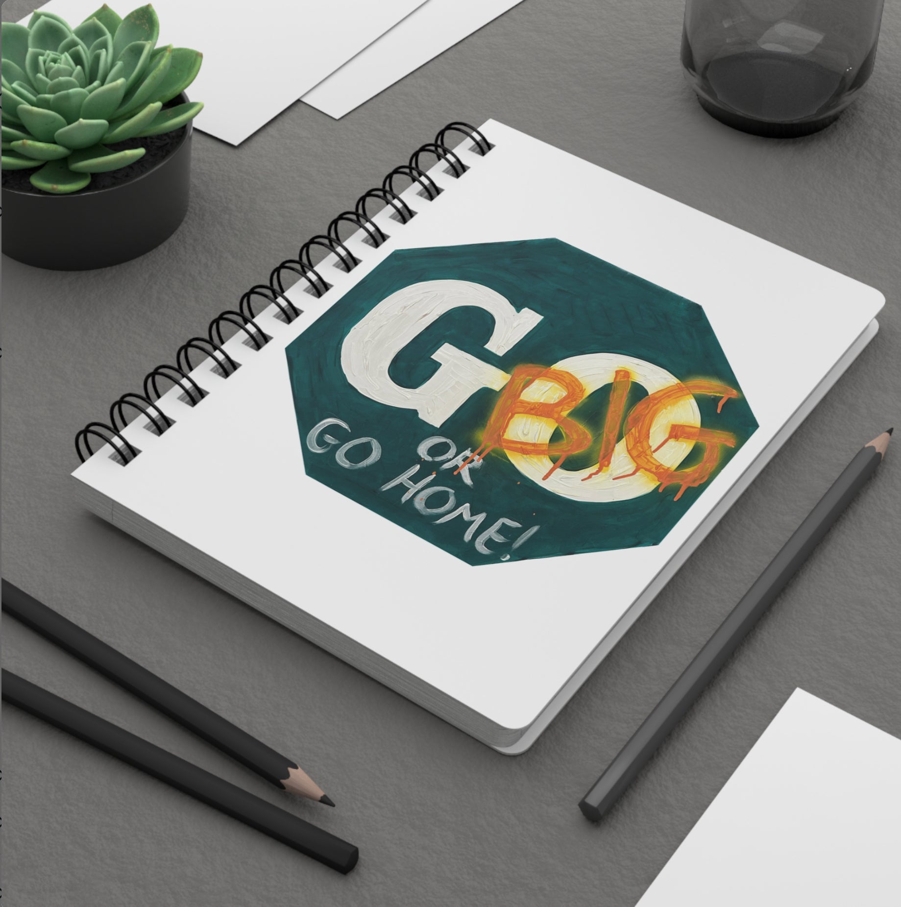 Go big- spiral bound journal