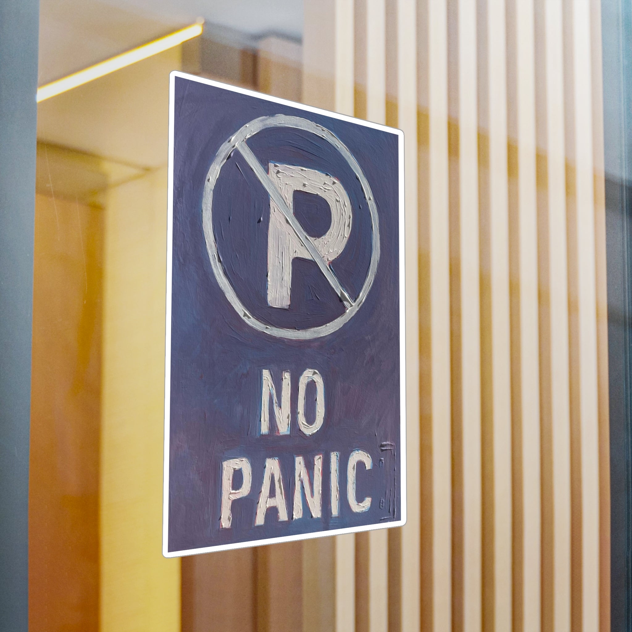 No panic- vinyl decals