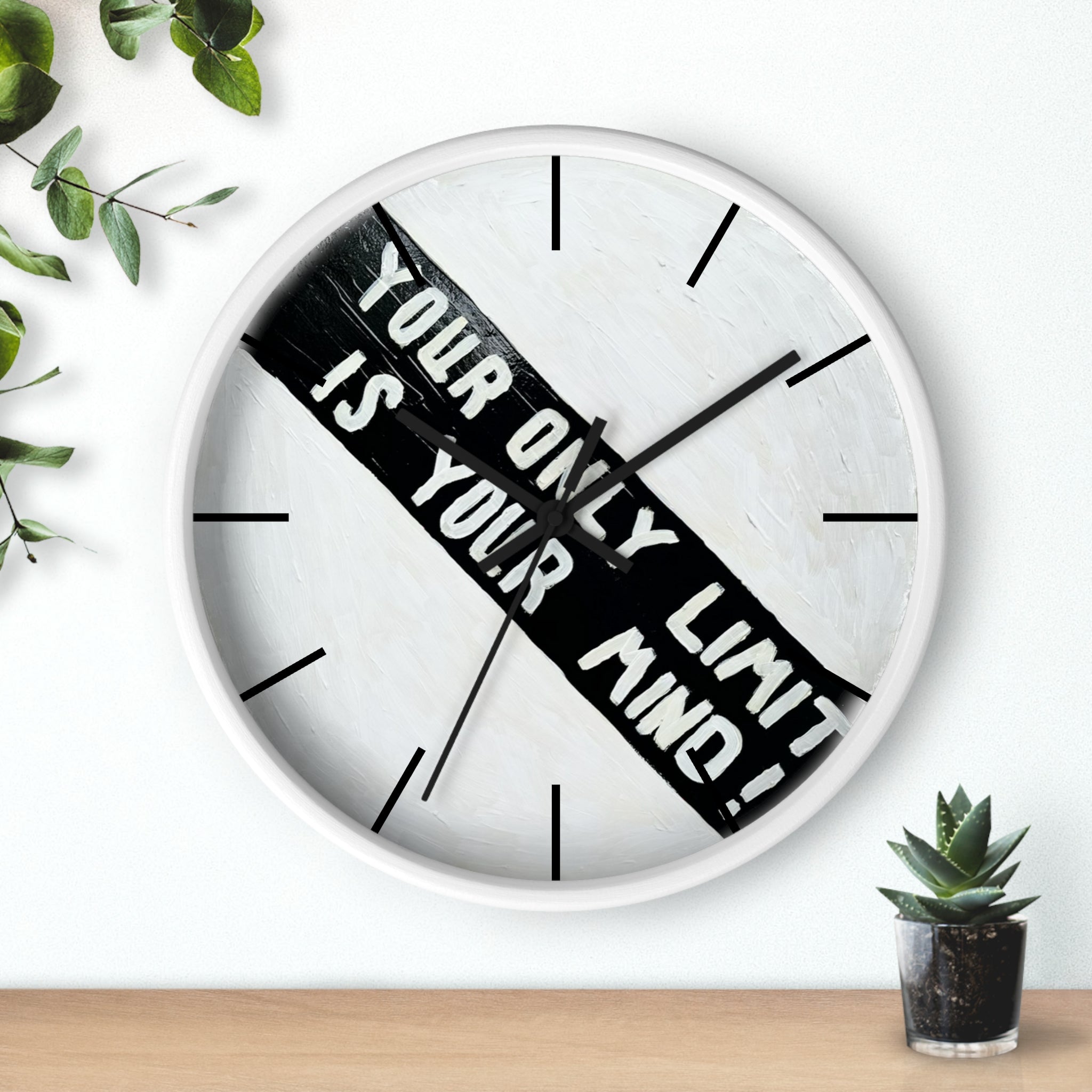 The moonlight sign- wall clock