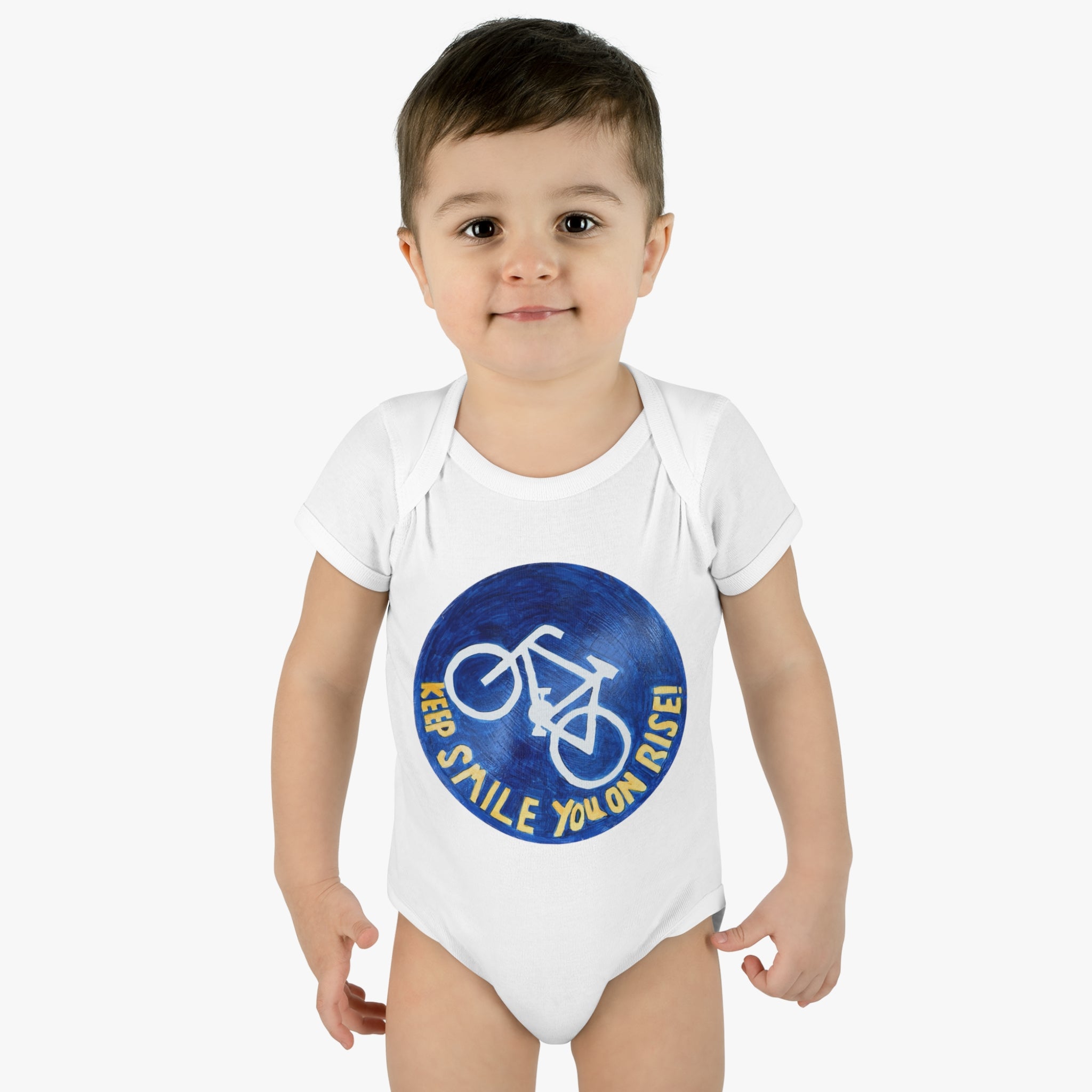 Keep smile- infant baby rib bodysuit