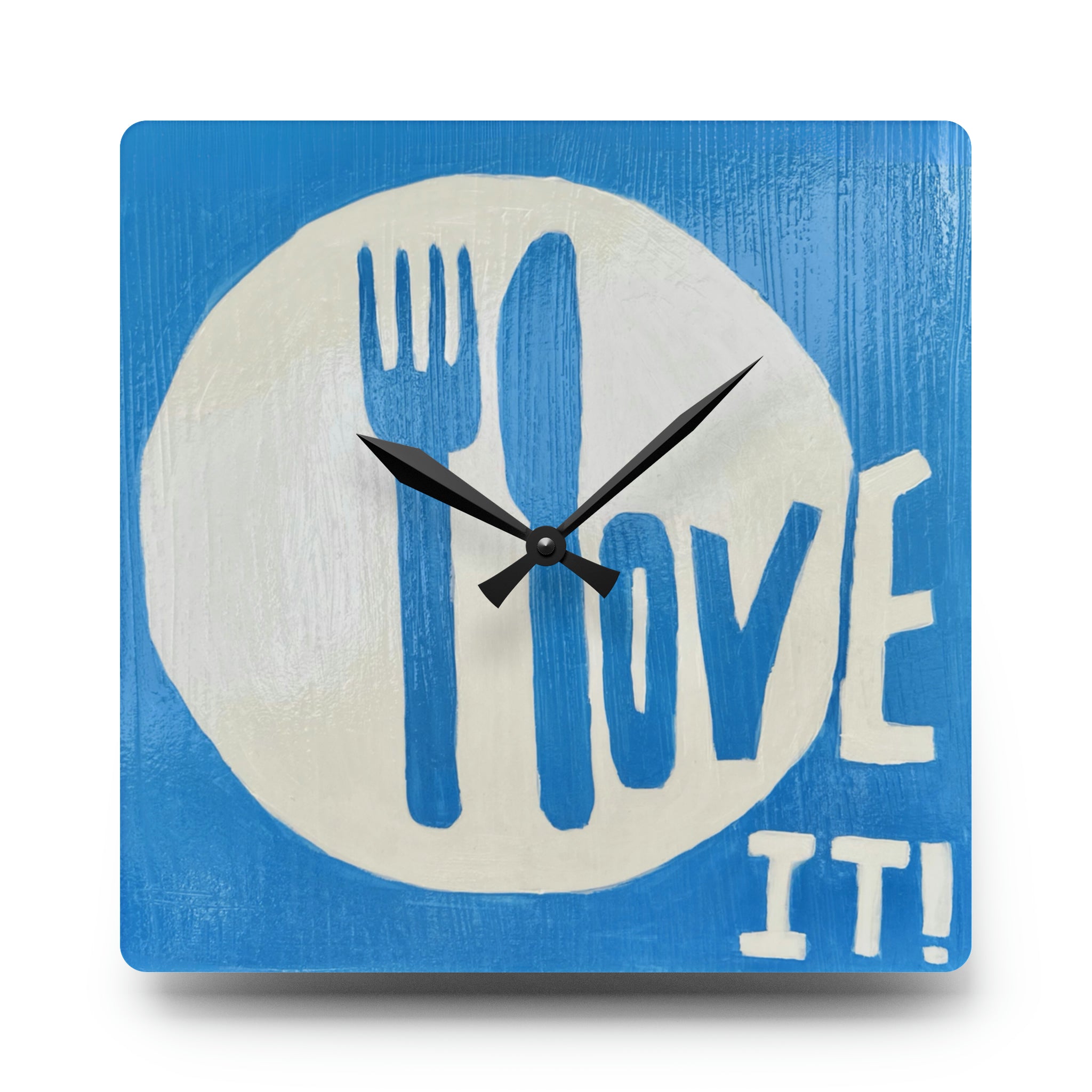 I love it- acrylic wall clock