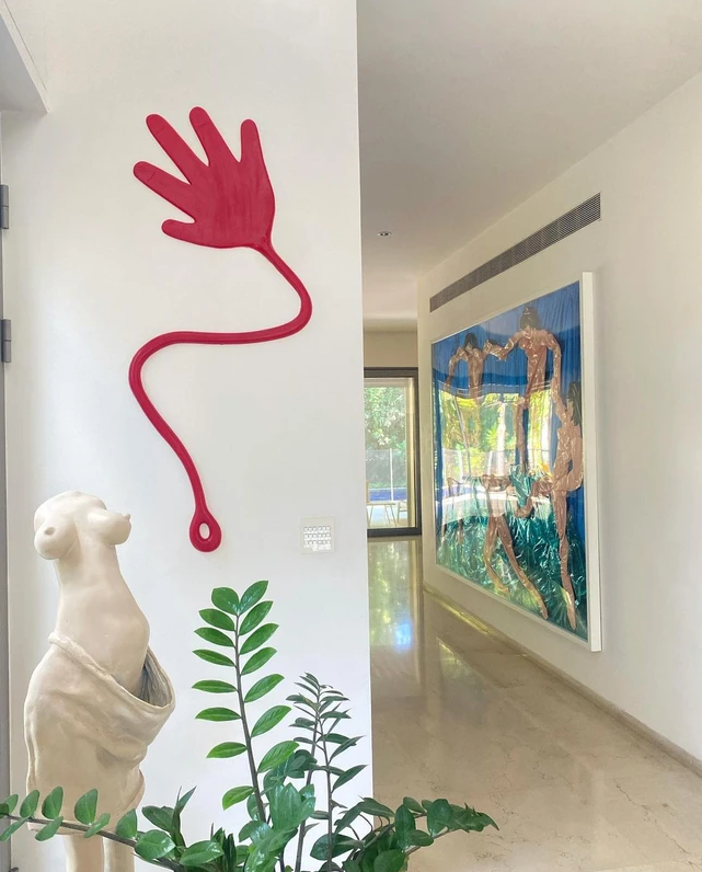 The big sticky hand- by the international Artist Lihi Shani.