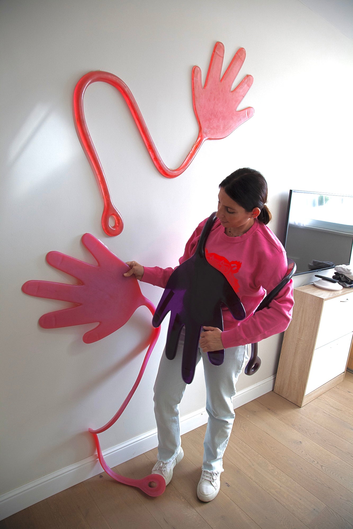 The big sticky hand- by the international Artist Lihi Shani.