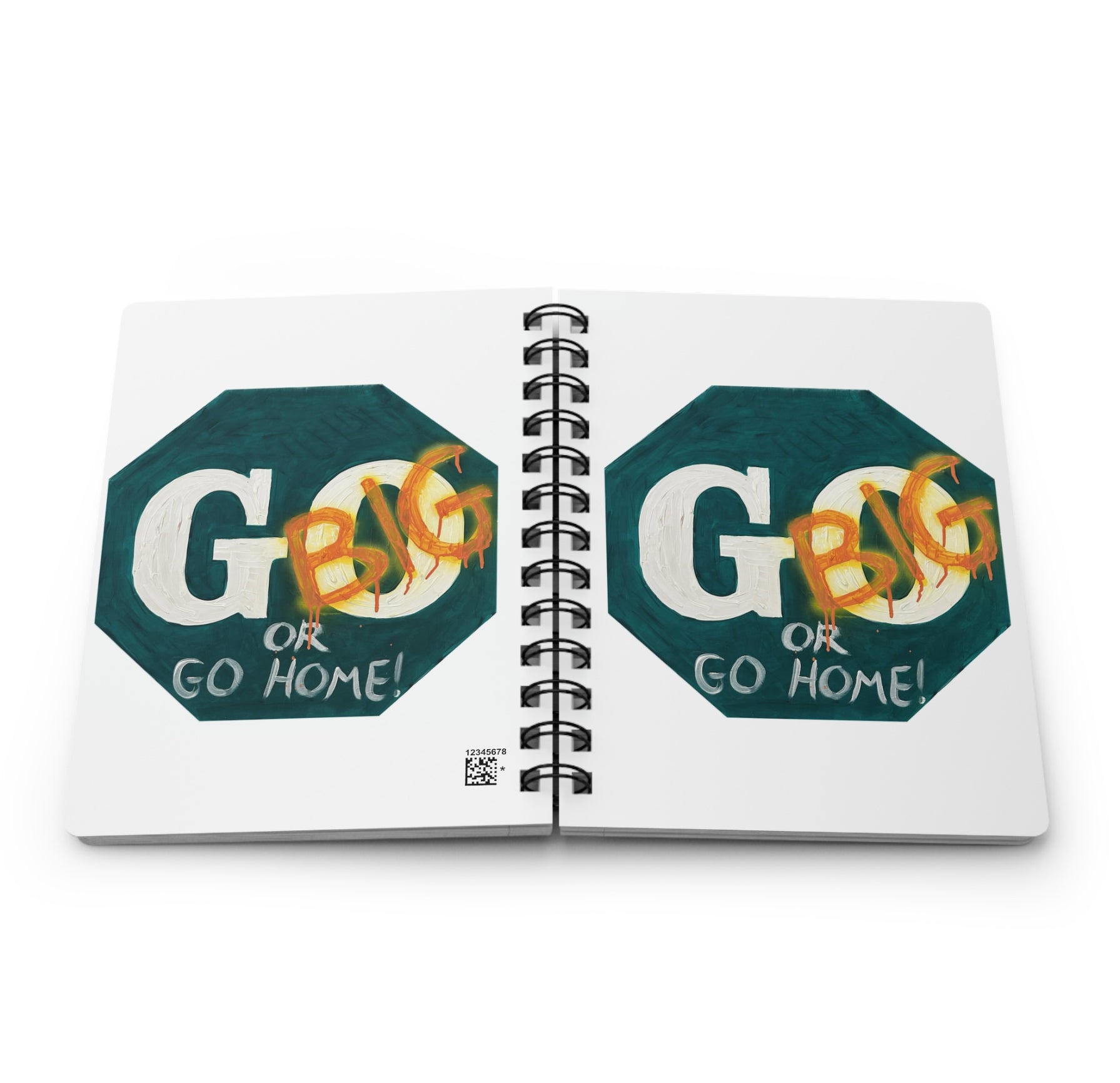 Go big- spiral bound journal