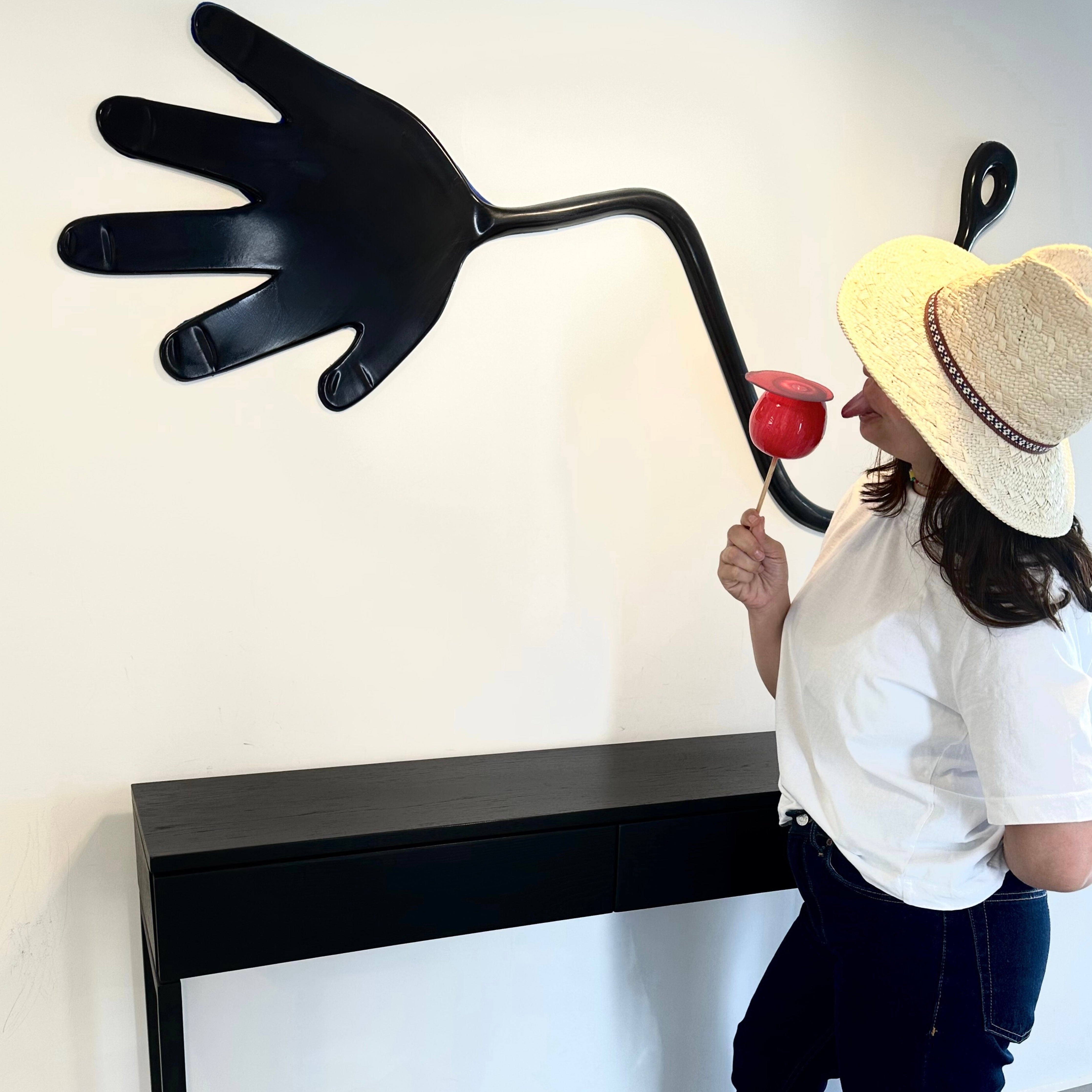 The big sticky hand- by the international Artist Lihi Shani.