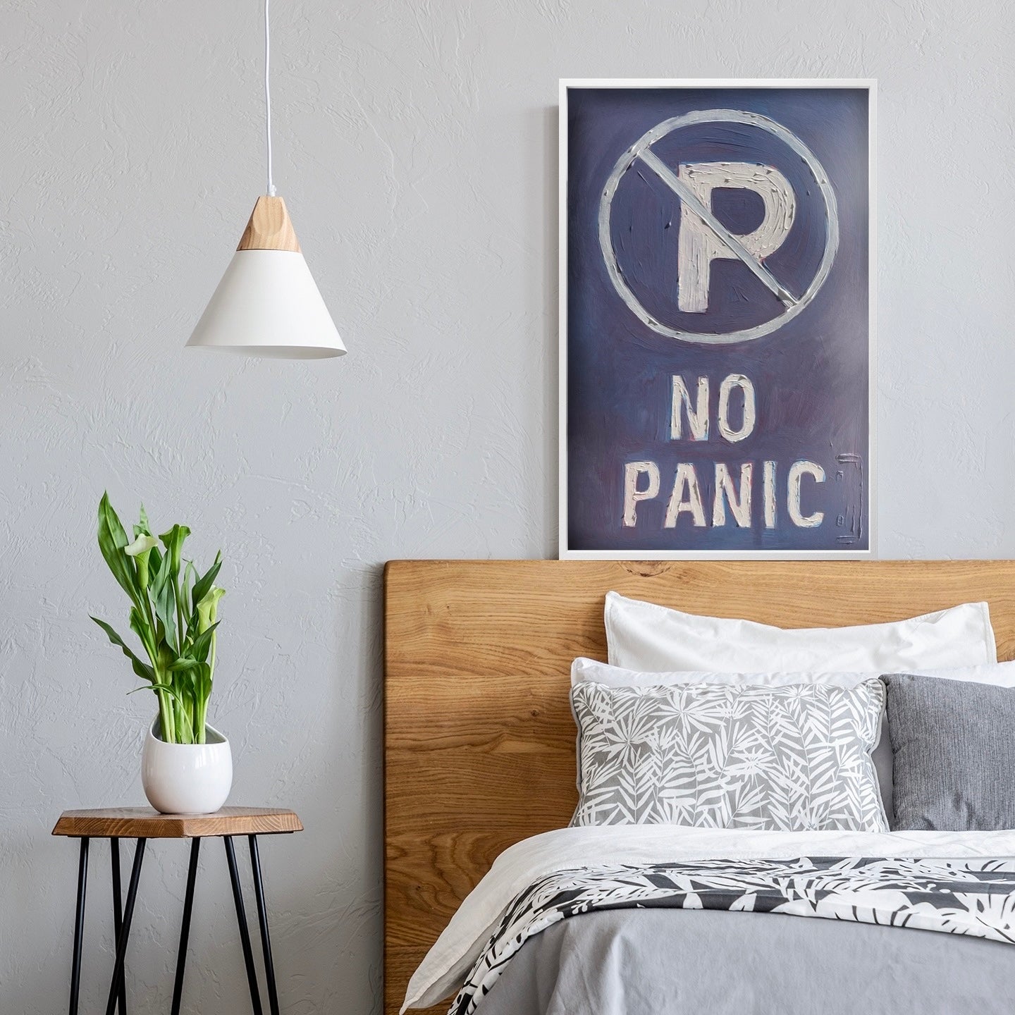 Inspirational wall art- no panic.