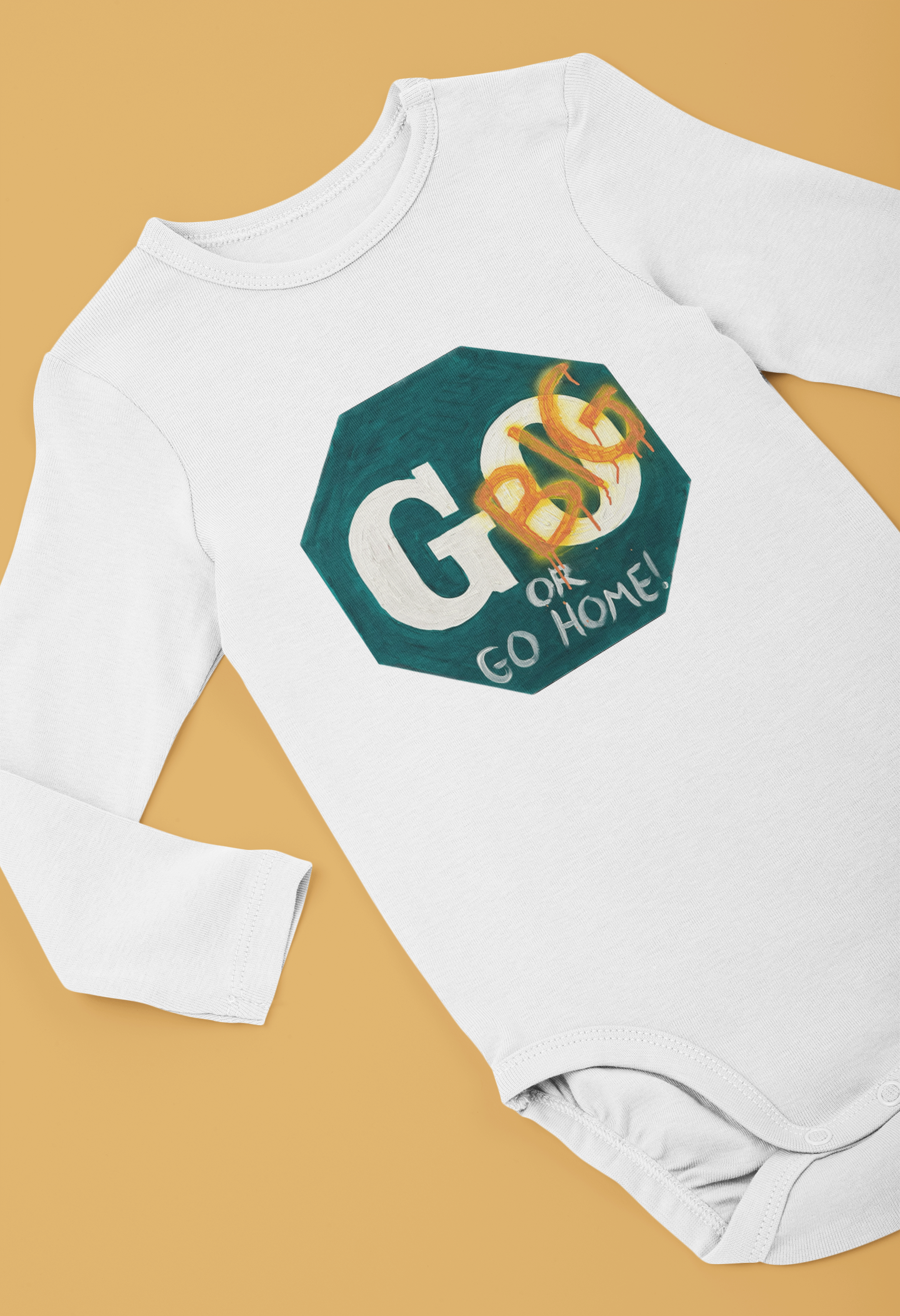 Go big- infant long sleeve bodysuit