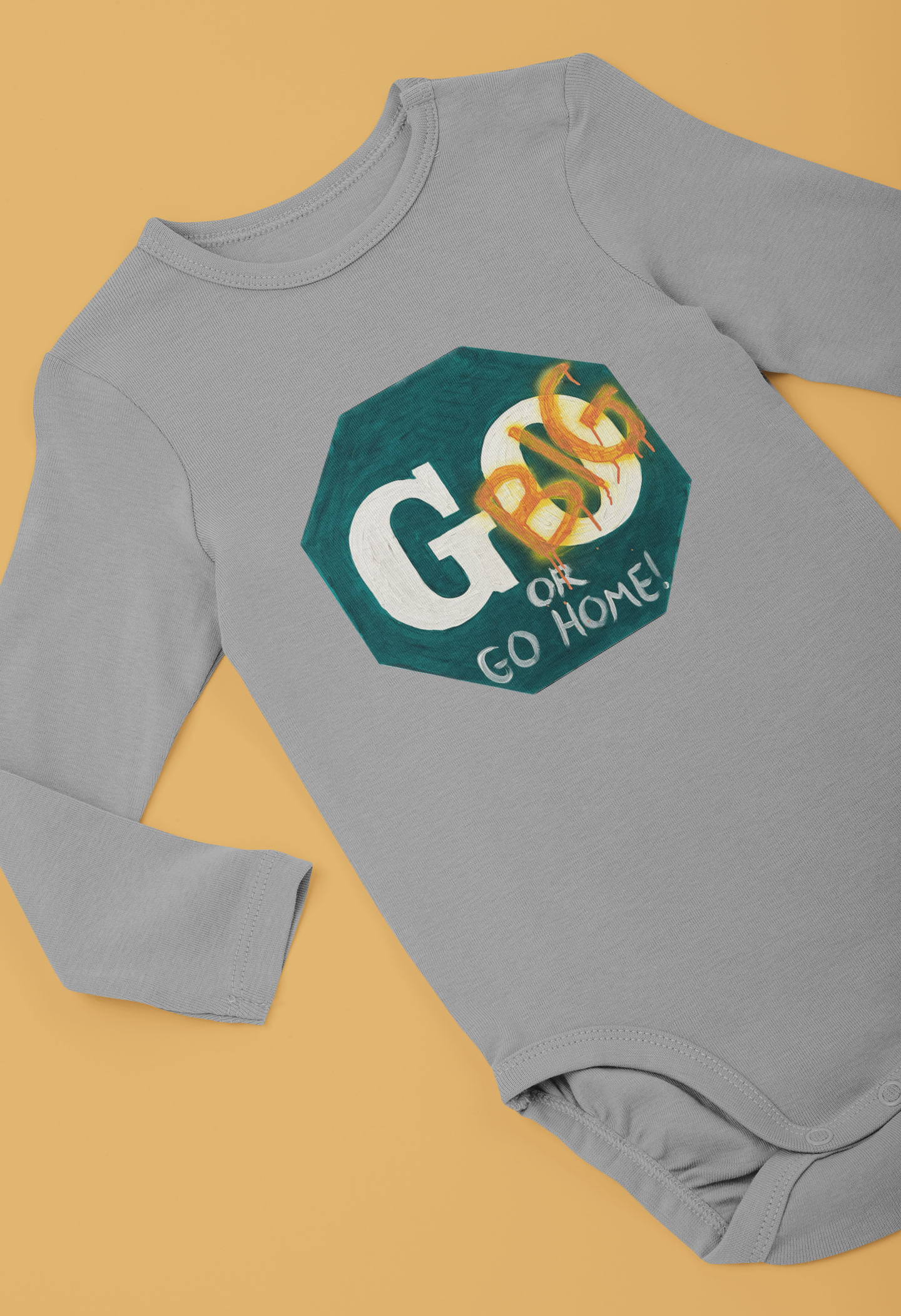 Go big- infant long sleeve bodysuit