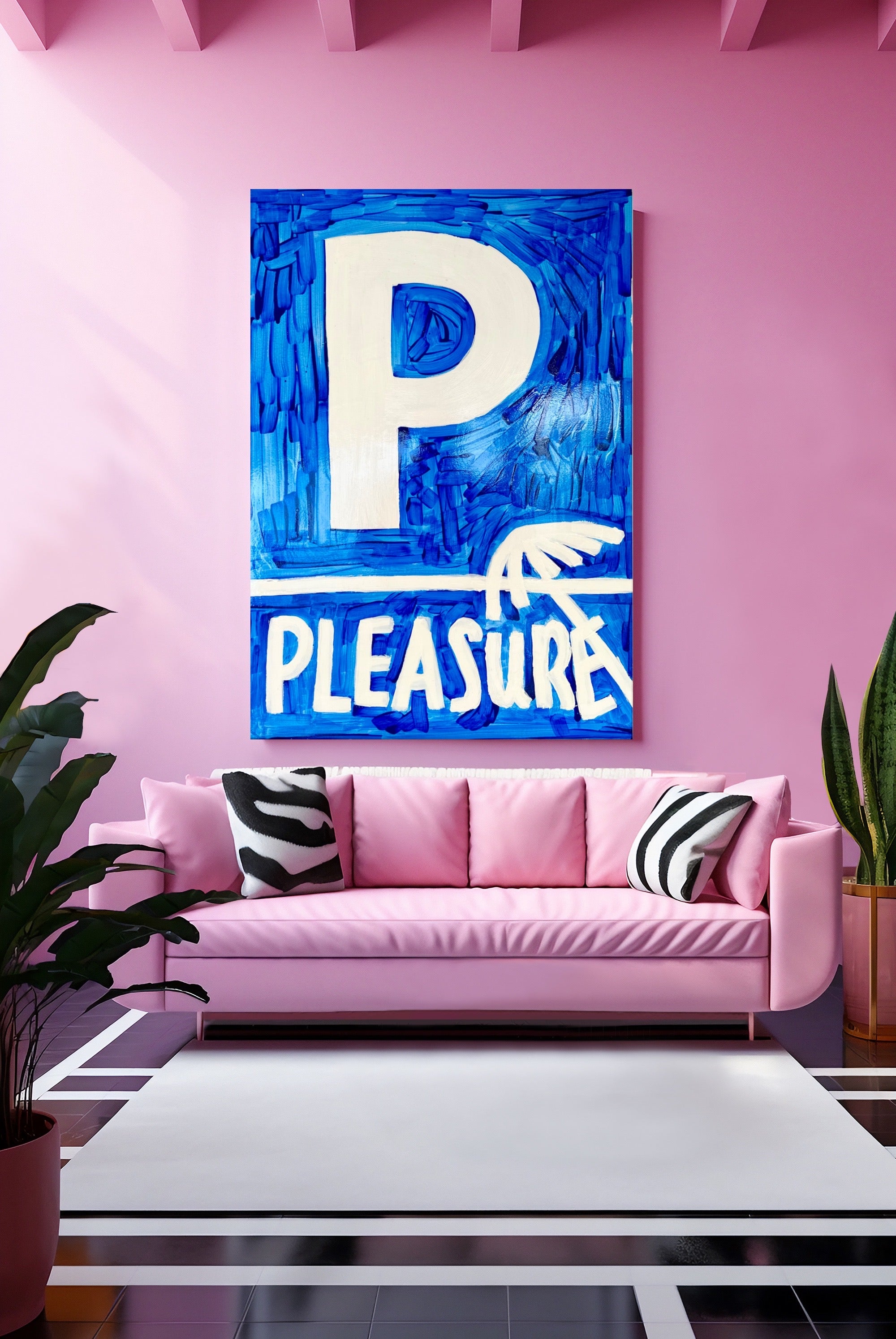 Pleasure print- identical to original - Matte Canvas.