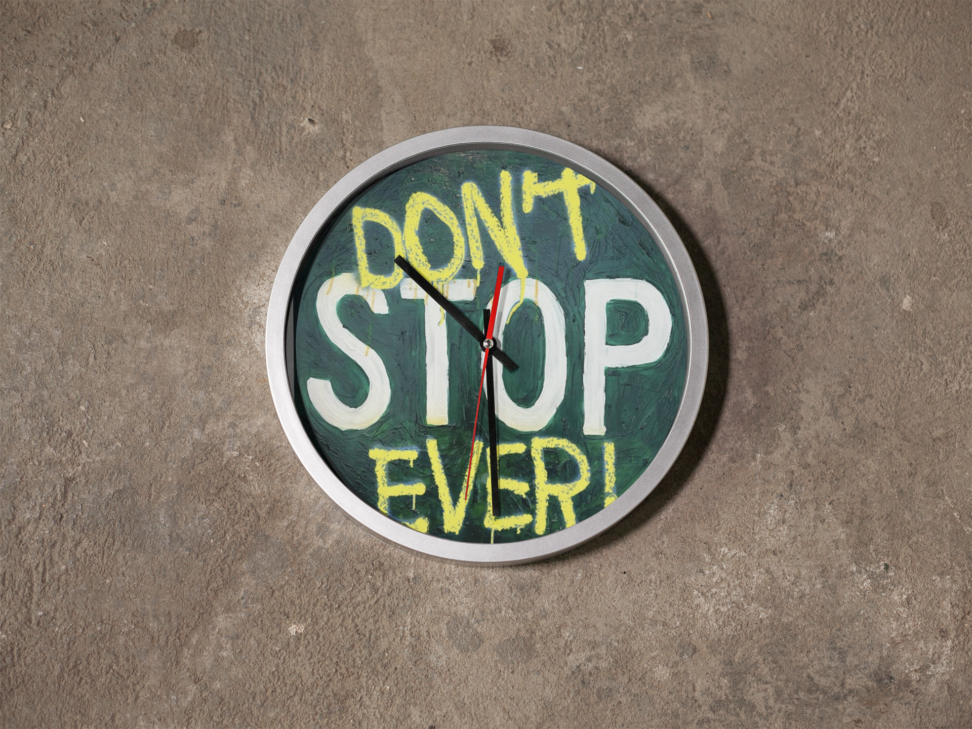 Don’t stop- wall clock